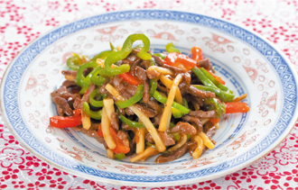 青椒牛肉絲