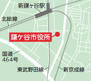 スリランカフェスティバルの地図