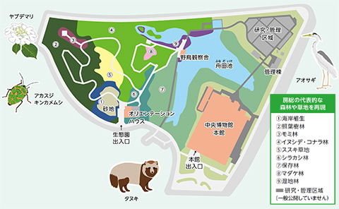 生態園地図