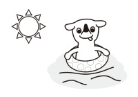 ぬり絵04夏・見本