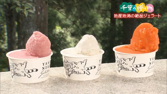 地産地消の絶品ジェラート （大多喜町）
