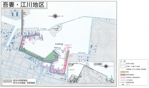 木更津吾妻・江川地区平面図