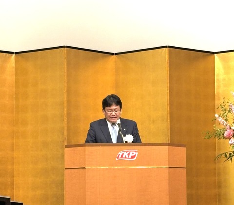神谷千葉市長の要望文の朗読の全体図