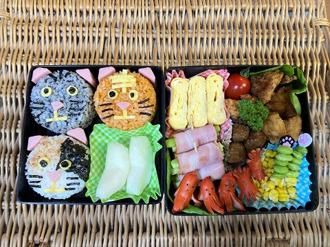 「ニャーんか食べたくなるお弁当」の画像