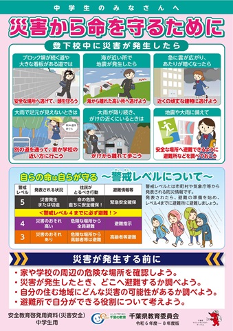 R6防災教育啓発ポスター（中学校用）