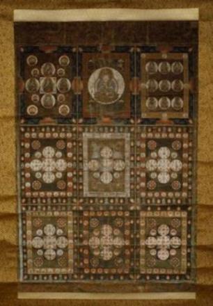 絹本著色両界曼荼羅