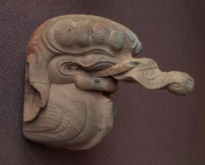 木鼻「象」（吽形）の写真