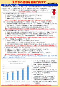 スマホの適切な利用に向けて1