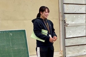 野田市立北部中学校、前田 美波教諭の写真