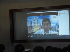 マレーシア日本国大使館の方のオンライン講演の画像