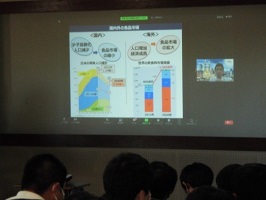 海外で日本の作物を販売するための傾向を表したグラフの画像