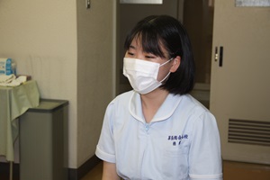 看護科2年穂積さんの写真