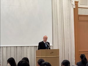 県教育委員会挨拶の写真