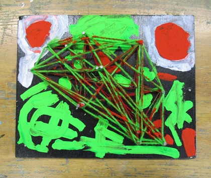 千葉盲学校作品ストリングアート