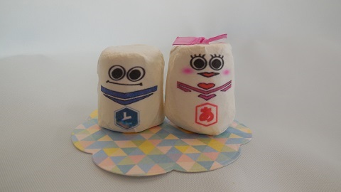 銚子特支作品和紙人形