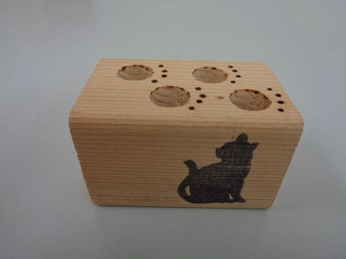 木工班　「ペン立て」