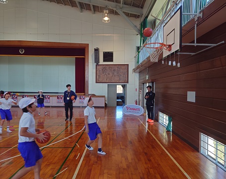 シュート練習風景②。