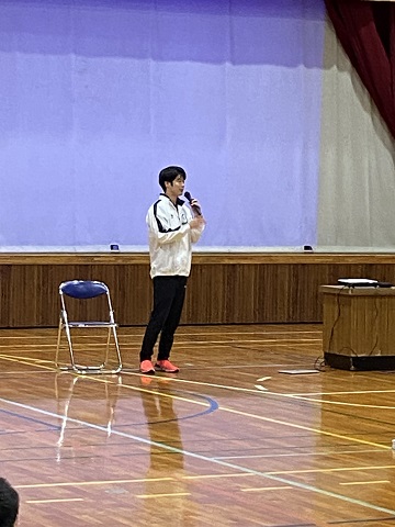 今林さんからあいさつ。