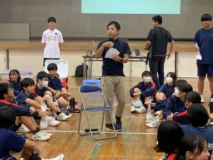 砂川さんの実演