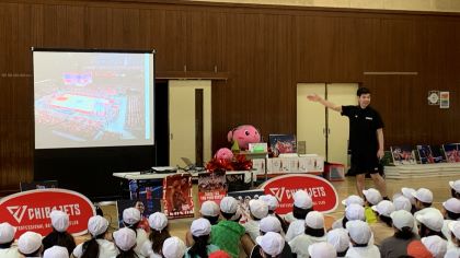 田代コーチが説明する千葉ジェッツ