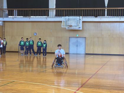 森選手の説明