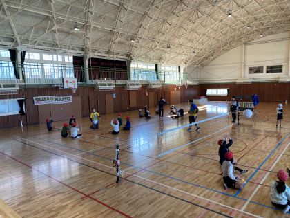 児童達の練習風景