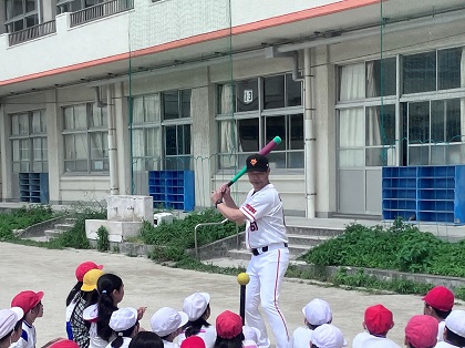 大野さんのバッティング指導