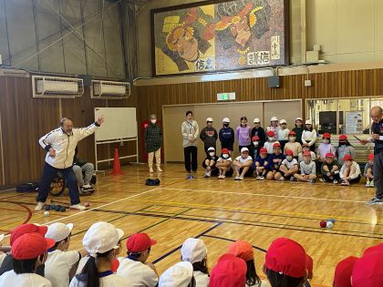 長谷川選手のデモンストレーション