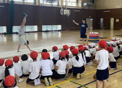 デモンストレーションの様子の写真