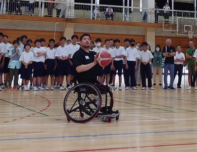 デモンストレーションの写真