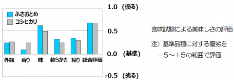 食味試験による美味しさの評価