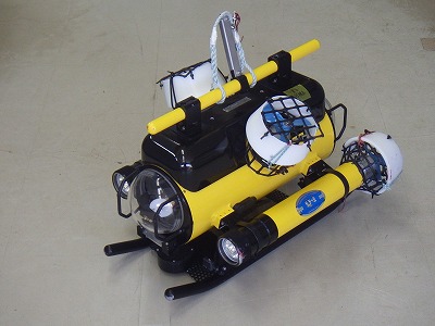 操作していただいた水中テレビロボット
