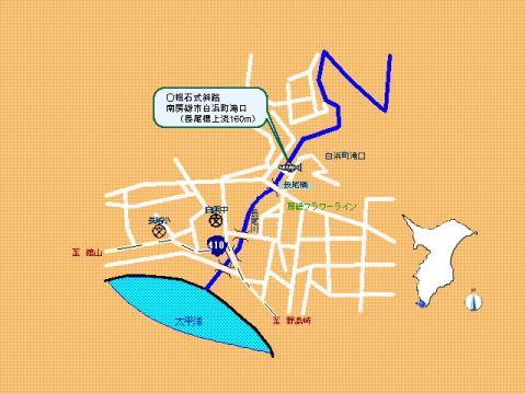 長尾川の魚道の地図