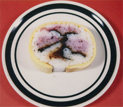 太巻き寿司（山武の桜）写真