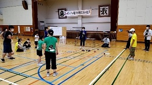 ボッチャ親子体験試合in松戸の写真1