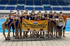 オランダ水泳代表チームの事前キャンプの様子