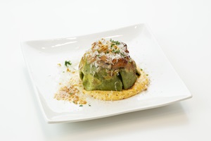 鹿肉のラザニア