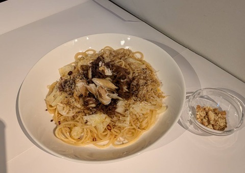銚子黒アヒージョ焼きそばの画像