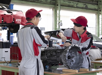 推薦入校選考　自動車整備科の画像です。