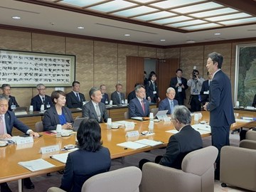 富津市役所における意見交換の画像