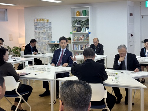 富津市役所における意見交換の画像