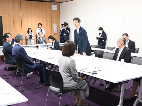 山武地域振興事務所における意見交換の画像