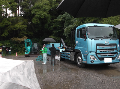 野外研修の様子