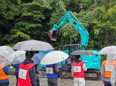 千葉県産業資源循環協会のデモンストレーションの様子２