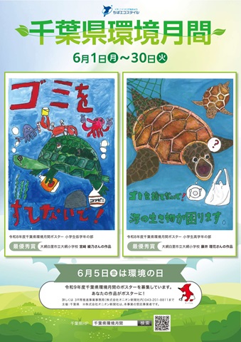 環境月間ポスター（小学生の部）の画像