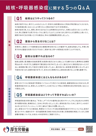 結核・呼吸器感染症に関する5つのQ&A