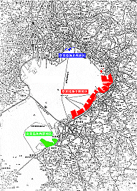 石油コンビナート等特別防災区域区域図