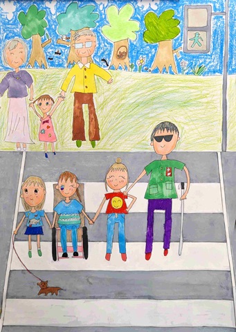 小学生区分社会福祉法人千葉県身体障害者福祉協会理事長賞作品の画像