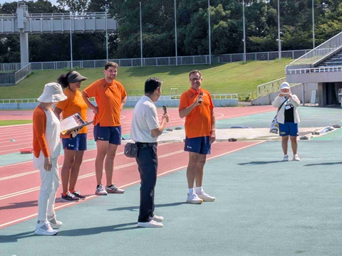 コーチのルノー氏からの挨拶