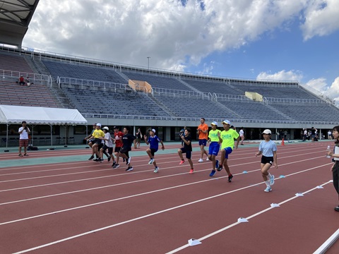 マーカーを用いた練習